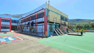 Εργασίες συντήρησης στο 1ο Δημοτικό Σχολείο Αρχαγγέλου