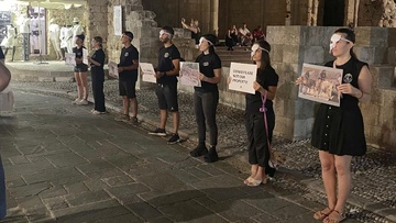 Νέα διαμαρτυρία για τα γαϊδούρια πραγματοποιήθηκε στη Ρόδο