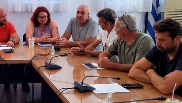 Συναντήσεις εργασίας του αντιπεριφερειάρχη Πολιτισμού και ευρωπαϊκών προγραμμάτων Χρήστου Μπάρδου σε Τήλο και Σύμη