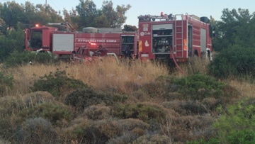 Διπλό περιστατικό φωτιάς έθεσε σε πλήρη κινητοποίηση την Πυροσβεστική Υπηρεσία Ρόδου