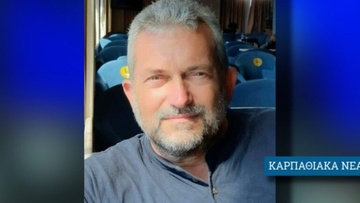 Ο κυνηγός ναυαγίων Κώστας Θωκταρίδης τον Αύγουστο στην Κάρπαθο