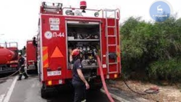 Κινητοποίηση της Πυροσβεστικής για  καμινάδα  στην περιοχή της Ιξιάς