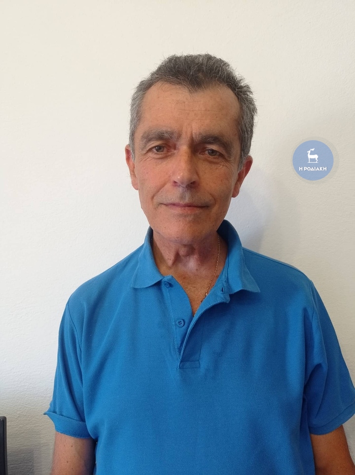 Ο πρόεδρος του Συλλόγου ΑμεΑ επαρχίας Ρόδου  Παναγιώτης Φωνιαδάκης