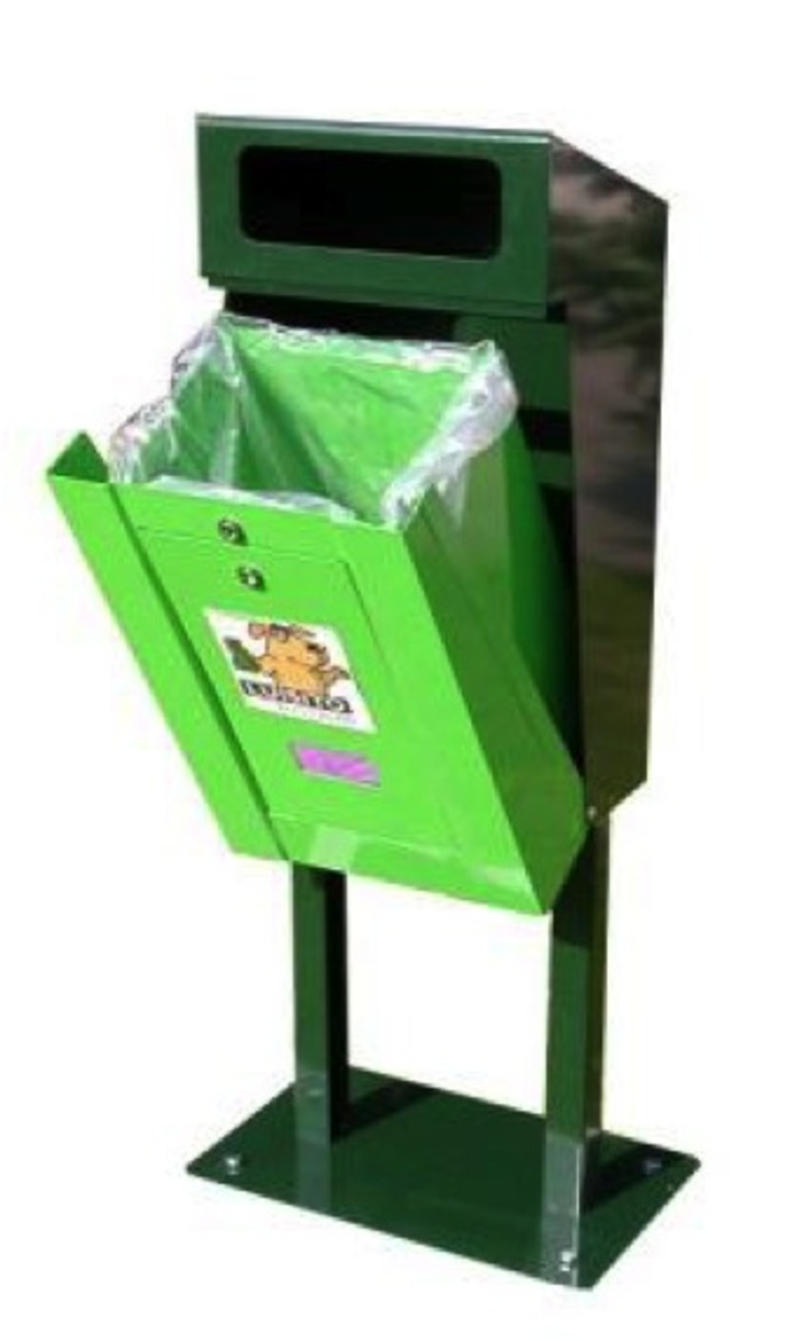 Κάδοι συλλογής ακαθαρσιών ζώων με ειδικά σακουλάκια  μίας χρήσης