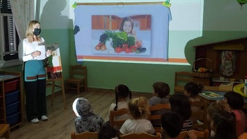 Ενημερωτική ομιλία με αφορμή την Παγκόσμια Ημέρα Διατροφής στα νήπια του Παιδικού Σταθμού Μαρίτσας Καβαρινού και του Προσχολικού Κέντρου Αγίων Αποστόλων