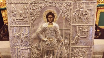 Στο Σιδηρόκαστρο Σερρών η εικόνα του Αγίου Φανουρίου