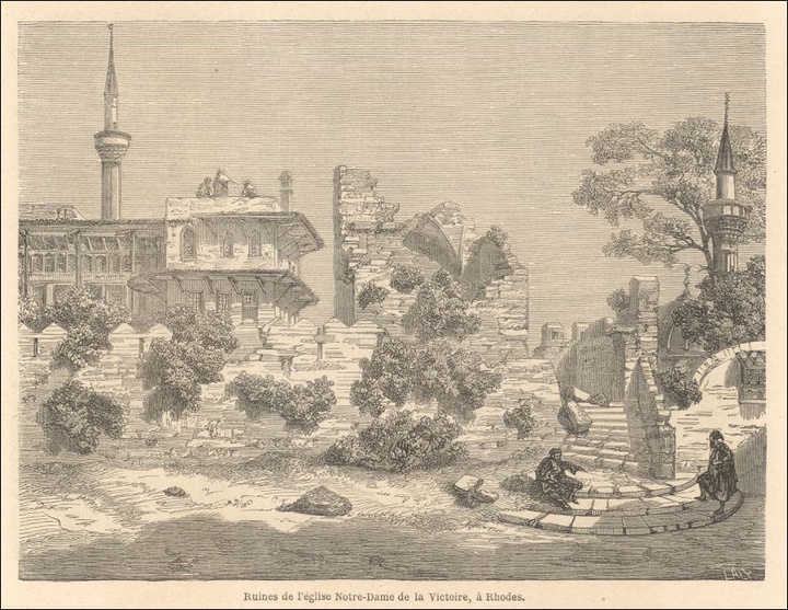 Τα ερείπια της Εκκλησίας του Αγίου Ιωάννη 