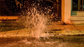 «Ξημερώθηκαν» στην Ανάληψη λόγω βλάβης στο δίκτυο υδροδότησης