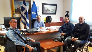 Συνάντηση του Συλλόγου ΑμεΑ  με τον διοικητή του νοσοκομείου