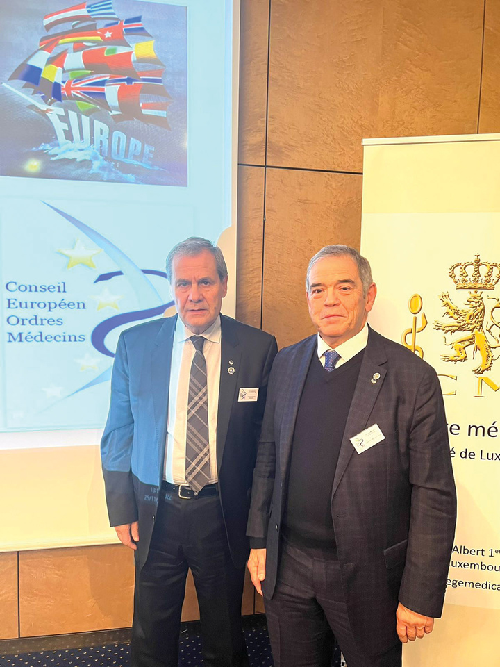 Με τον πρόεδρο CEOM κ. Joce Santor