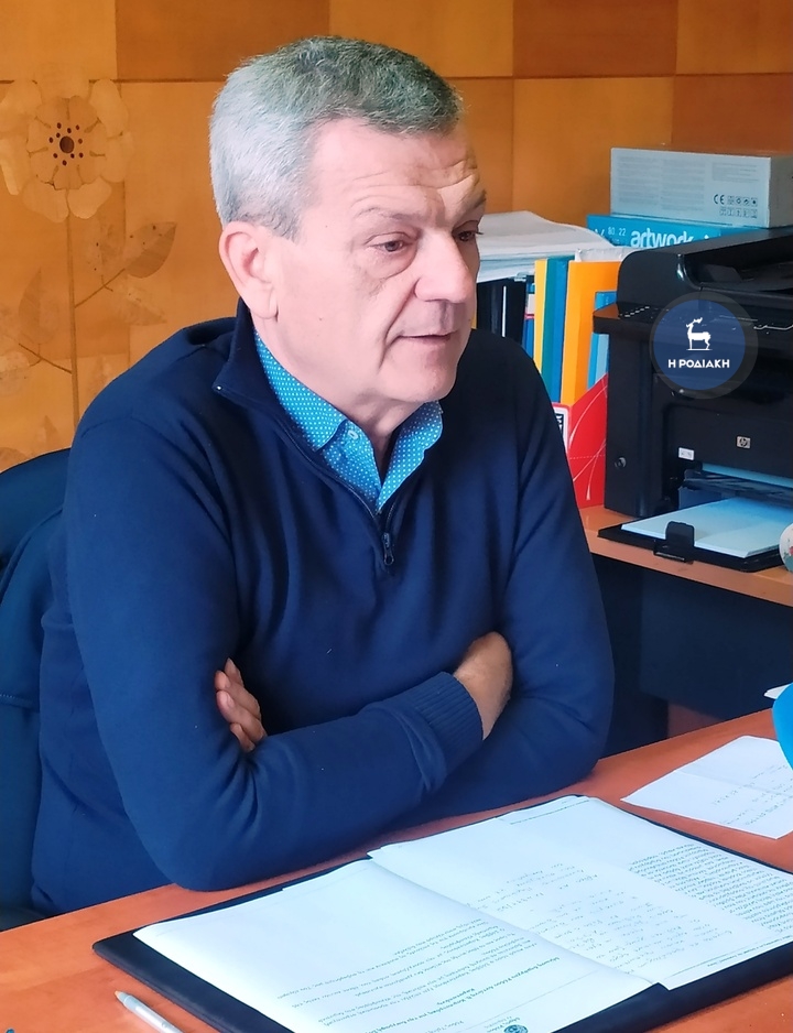 Ο κ. Κ. Ταρασλιάς κατά τις χθεσινές δηλώσεις