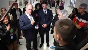 Ο πρόεδρος της βουλής επισκέφθηκε το Φεστιβάλ Γρίφων Καστελλορίζου στο πρώην Καπνεργοστάσιο