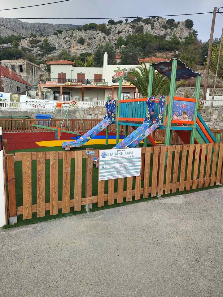 Άλλαξε η ψυχολογία των δέκα παιδιών που μένουν στα Σιάννα με την παιδική χαρά, λέει ο κ. Διακογεωργίου