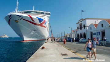 Μόνο δύο κρουαζιερόπλοια τον Φεβρουάριο στη Ρόδο