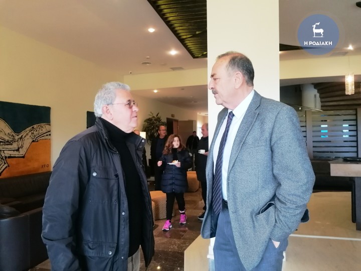 Στις επάλξεις οι πρώην δήμαρχοι κ.κ. Φ. Χατζηδιάκος (δεξιά) και Στάθης Κουσουρνάς, ως εγγυητές της διαδικασίας