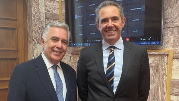 Συνάντηση του Βασίλη Υψηλάντη με τον Πρέσβη της Σουηδίας