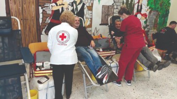 Εθελοντική αιμοδοσία στον Έμπωνα