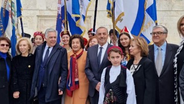 Στις εκδηλώσεις για τον εορτασμό της Ενσωμάτωσης στην Αθήνα, ο υποψήφιος βουλευτής Φώτης Χατζηδιάκος