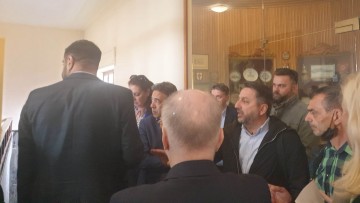 Παράσταση διαμαρτυρίας αντιπροσωπείας της διοίκησης του ΕΚΡ για το νερό