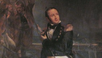 Στα χρόνια της Εθνικής Παλιγγενεσίας: Ο μυθικός θάνατος του 31χρονου Γάλλου σημαιοφόρου Μπισσόν,  ήρωα της Ελλάδος και της Γαλλίας  για να μη συλληφθεί  από τους πειρατές, στη Στροπαλιά το 1827