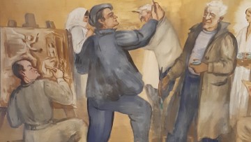 Οι τοιχογραφίες του Felice Vellan στο Παλάτι του Μεγάλου Μαγίστρου