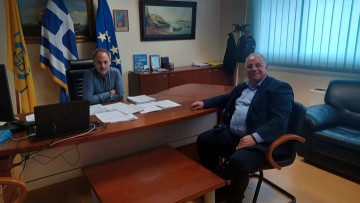 Ενημερωτική επίσκεψη του υποψηφίου δημάρχου Ρόδου Σάββα Διακοσταματίου στον διοικητή του Γενικού Νοσοκομείου  Ρόδου