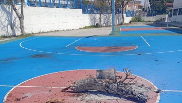 Βανδάλισαν τον αύλειο χώρο του 16ου Δημοτικού Σχολείου της Ρόδου στην Ανάληψη