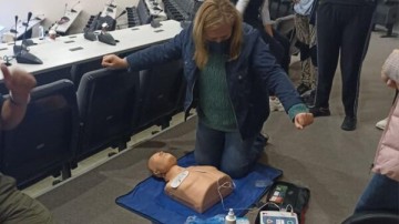 Εκπαίδευση από τους διασώστες Ρόδου