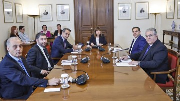 Στις 25 Ιουνίου οι κάλπες- Ολοκληρώθηκε η σύσκεψη των πολιτικών αρχηγών στο Προεδρικό Μέγαρο