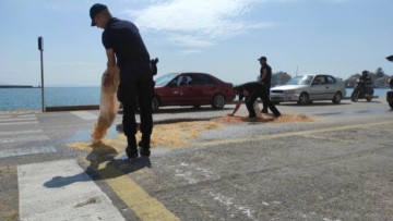 Συνελήφθη οδηγός επειδή το όχημά του έχασε λάδια με αποτέλεσμα να γλιστρήσει και να τραυματιστεί 40χρονη με δίκυκλο