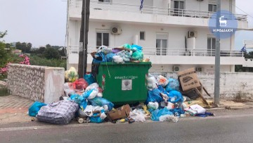Παίρνει διαστάσεις το πρόβλημα με την αποκομιδή απορριμμάτων