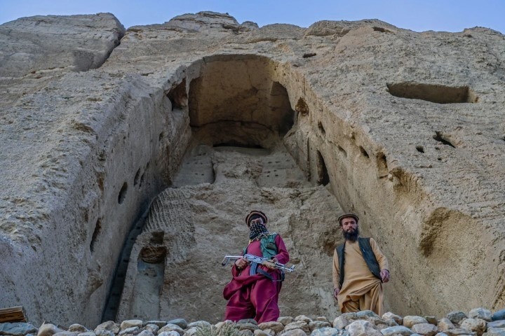 Το μνημείο του Βούδα στο Αφγανιστάν μετά την καταστροφή του από τους Ταλιμπάν