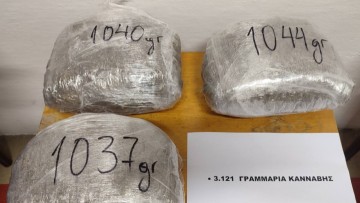 Δέμα με πάνω από 3 κιλά κάνναβης εντοπίσθηκε και κατασχέθηκε από αστυνομικούς στη Ρόδο
