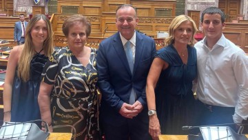 Δεν έκρυψε τη συγκίνησή του ο υφυπουργός Γ. Παππάς