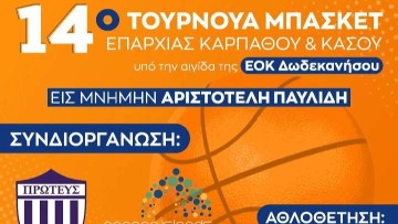Δυνατές «μάχες» αναμένονται και φέτος στο τουρνουά μπάσκετ της Καρπάθου