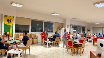 Επίσκεψη του Κάλλιστου Δακογεωργίου στον Όμιλο Αγωνιστικού Μπριτζ Ρόδου