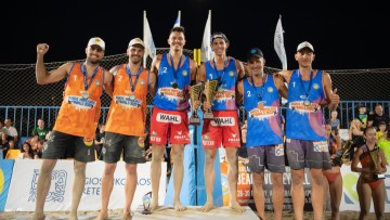 Πρωταθλητές Ελλάδος στο Beach Volley  οι Ντάλλας και Χατζηνικολάου