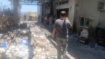 Κλιμάκιο της διοίκησης του Εργατικού Κέντρου Ρόδου μετέβη στις πληγείσες από τη φωτιά περιοχές