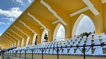 Παραδίδεται το έργο στο Δημοτικό Στάδιο Ρόδου "ΔΙΑΓΟΡΑΣ"
