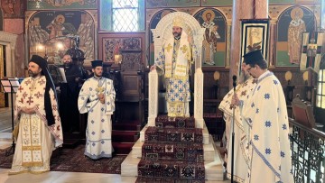 Ο Μητροπολίτης Νέας Ιερσέης Απόστολος, στον Καθεδρικό Ιερό Ναό του Ευαγγελισμού της Θεοτόκου