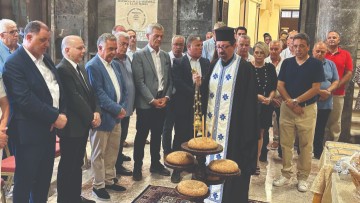 Τιμήθηκε η μνήμη του Αγίου Φανουρίου στο Δημαρχείο