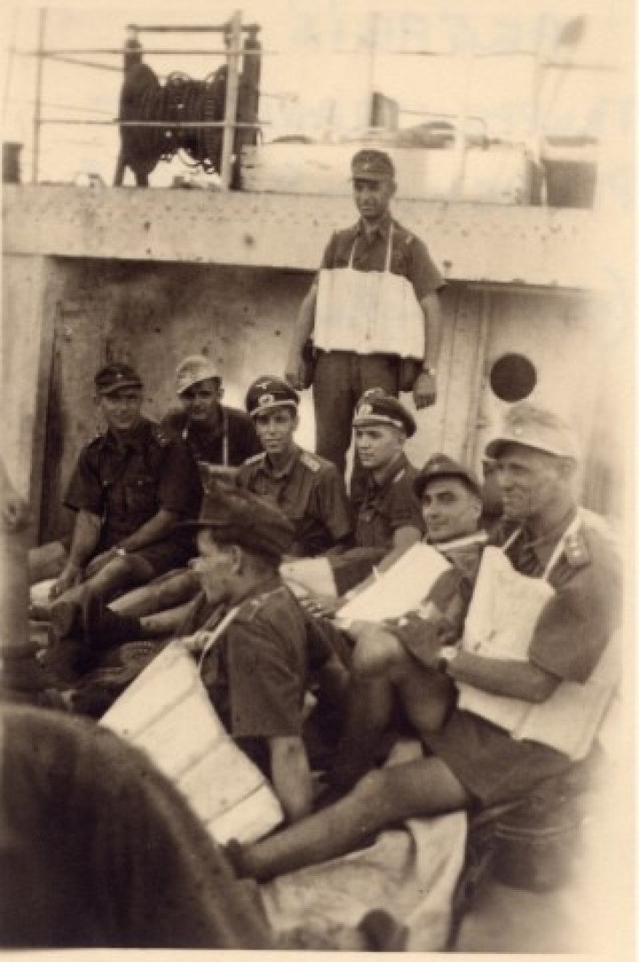 Γερμανοί στρατιώτες του  999-VI τάγματος, που κατέλαβαν την Κάρπαθο
