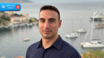 Ο Παναγιώτης Μεγαλούδης από τη Σύμη, υποψήφιος με τον Γιώργο Χατζημάρκο