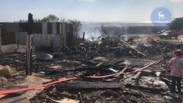 Μέγαλη καταστροφή στον καταυλισμό των Ρομά στο Κορακόνερο