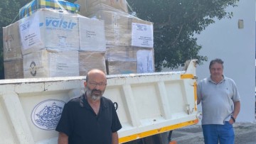 Είδη πρώτης ανάγκης απέστειλε ο δήμος Κάσου στους πλημμυροπαθείς του δήμου Παλαμά Καρδίτσας