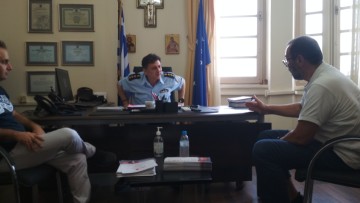 Την Υπηρεσία Ασύλου επισκέφθηκε ο υποψήφιος Περιφερειάρχης Νοτίου Αιγαίου Γιάννης Αγγέλου