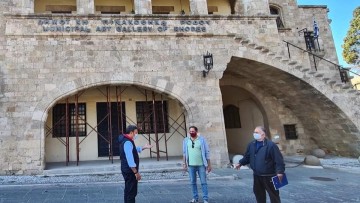 Στέφανος Δράκος - Απολογισμός Έργου: Εκτελείται το έργο Αποκατάστασης του Κτηρίου της Πινακοθήκης