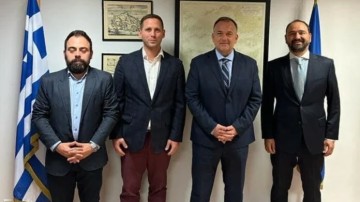 Με εκπροσώπους της Ρυθμιστικής Αρχής Λιμένων συναντήθηκε ο υφυπουργός Ναυτιλίας Ιωάννης Παππάς