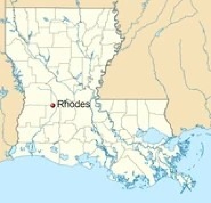 Tο χωριό Rhodes στην πολιτεία Louisiana