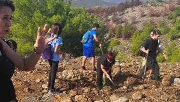 Δράση αναδάσωσης από το 7ο Γυμνάσιο Ρόδου στο πλαίσιο φιλοξενίας του τουρκικού σχολείου Özel Antalya Bahçeşehir Anadolu Lisesi